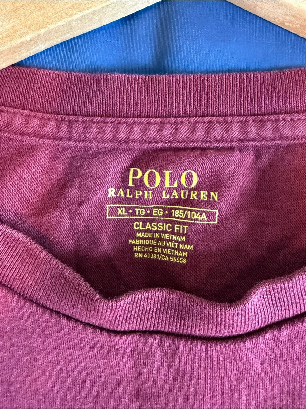 Polo Ralph Lauren Men's Casual Short Sleeve Crewneck Tee, Size XL, 100% Cotton